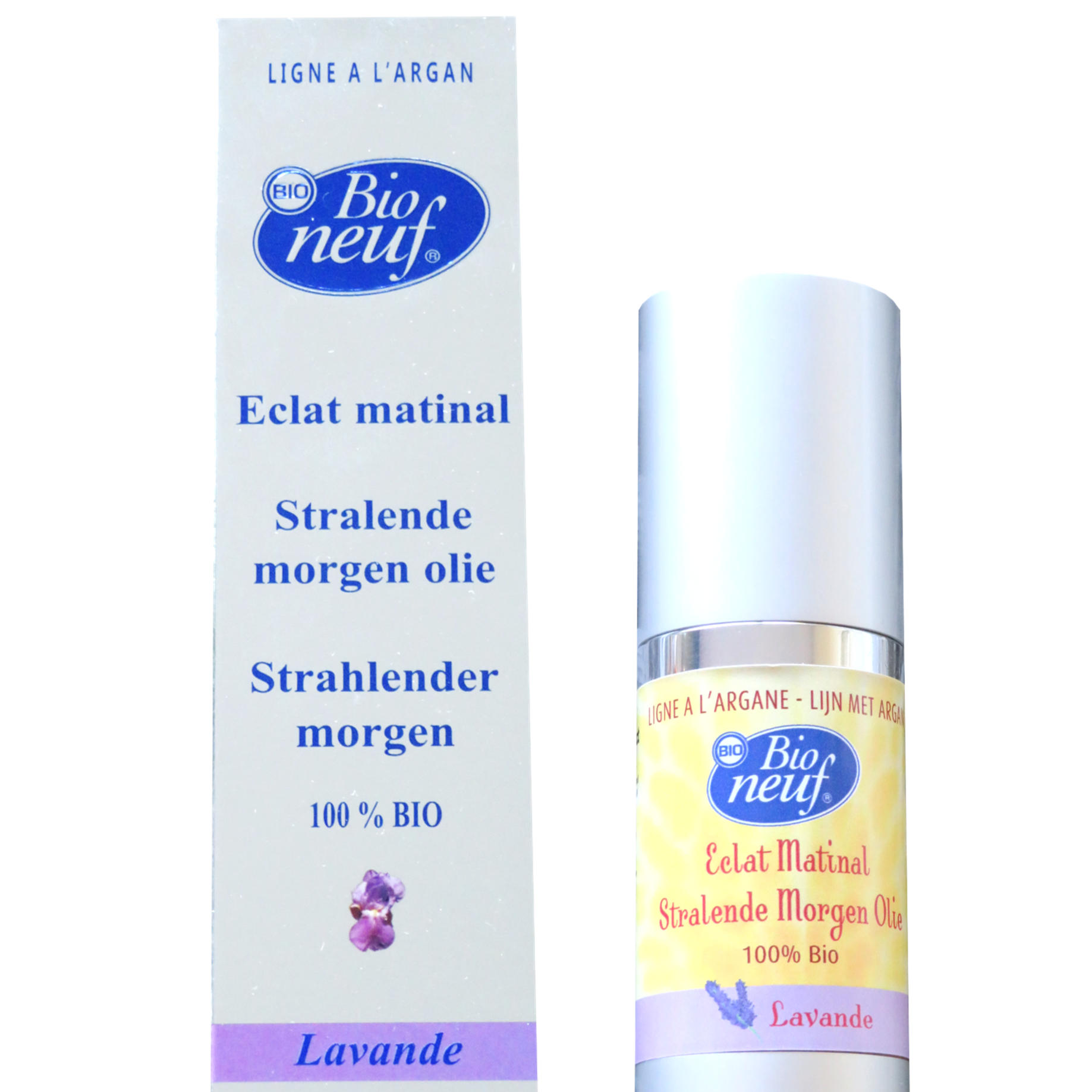 Éclat matinal hydratant à la lavande Huile sèche BIO (30 ml)