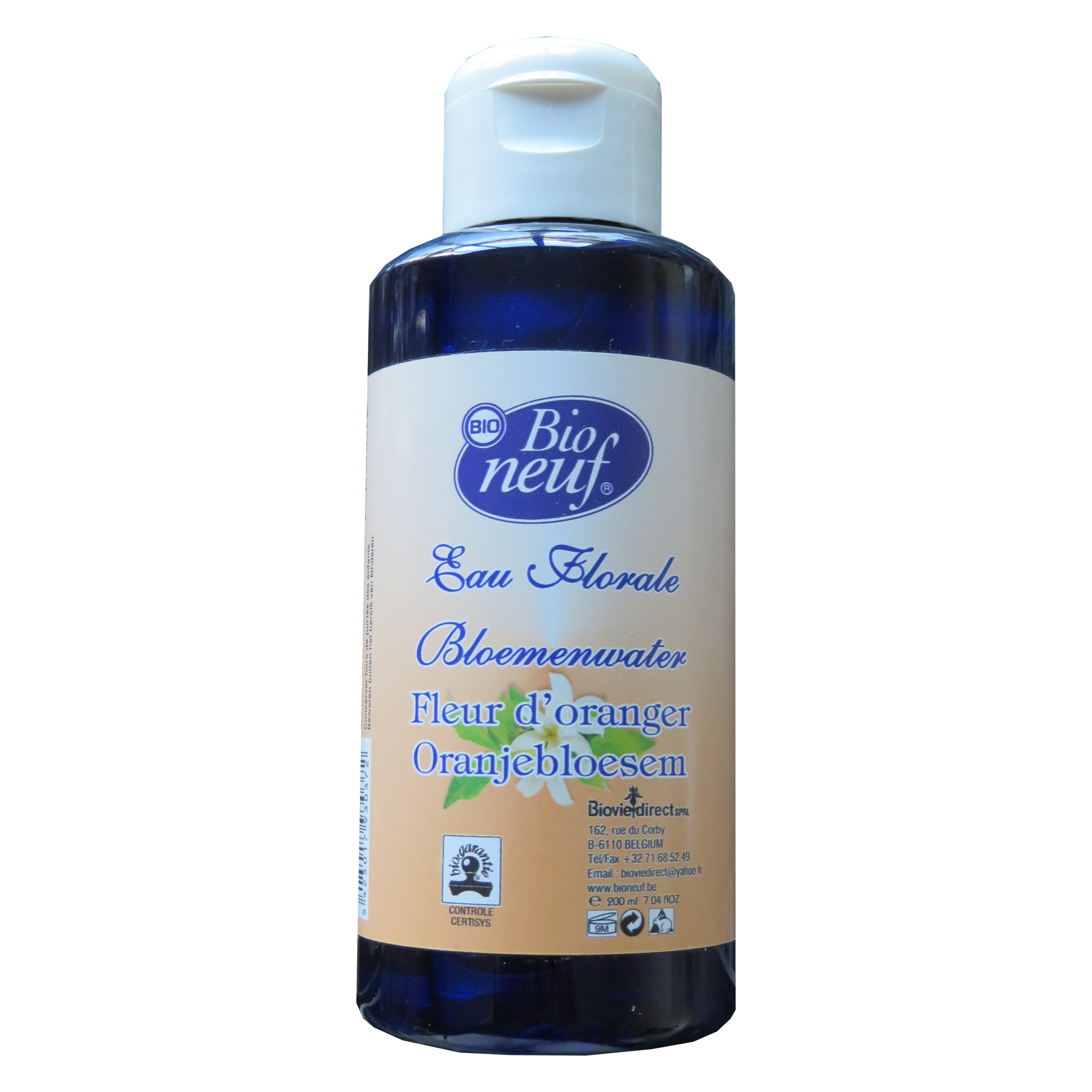 Eau florale fleur d'oranger (200 ml)