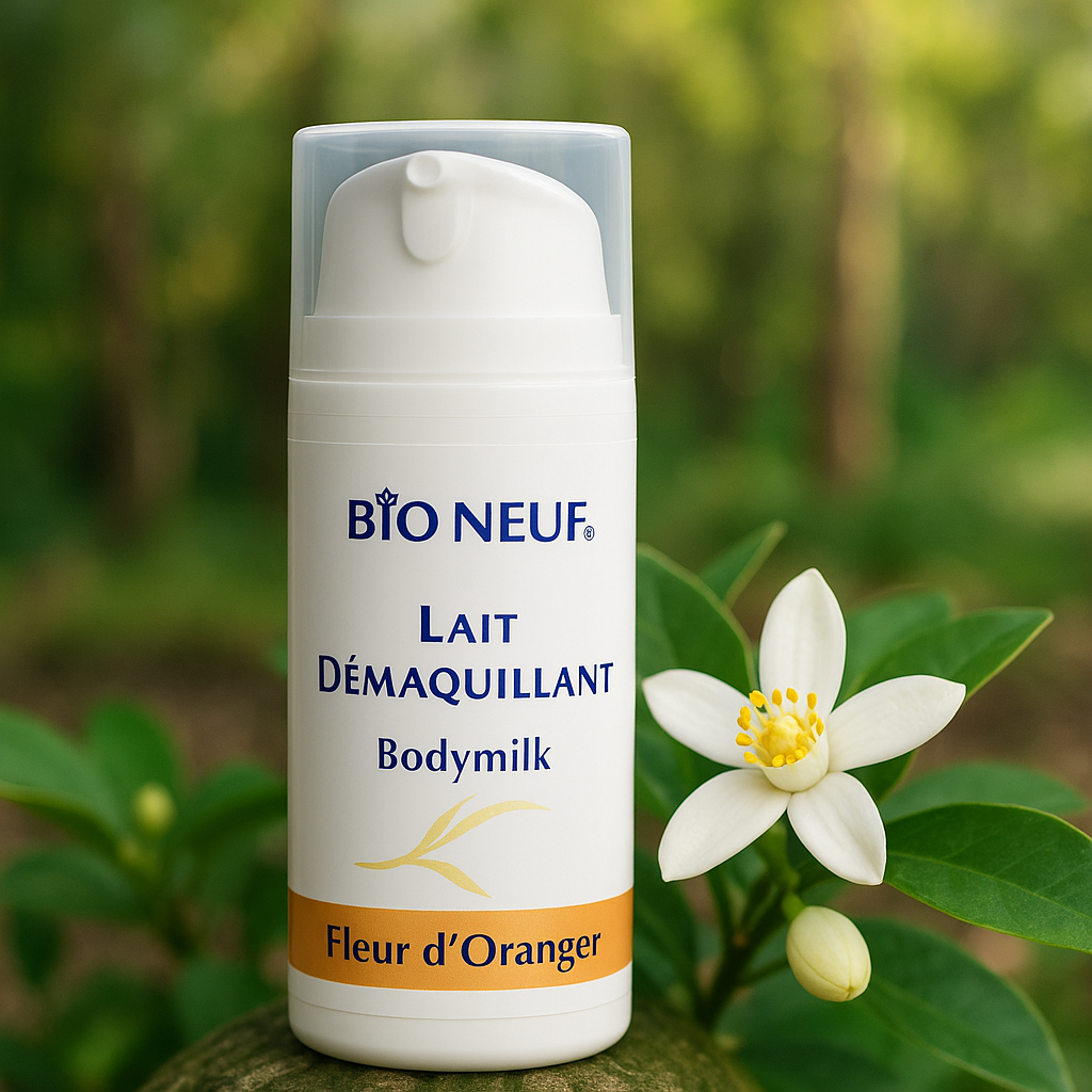 Lait démaquillant BIO à la fleur d'oranger (100 ml)