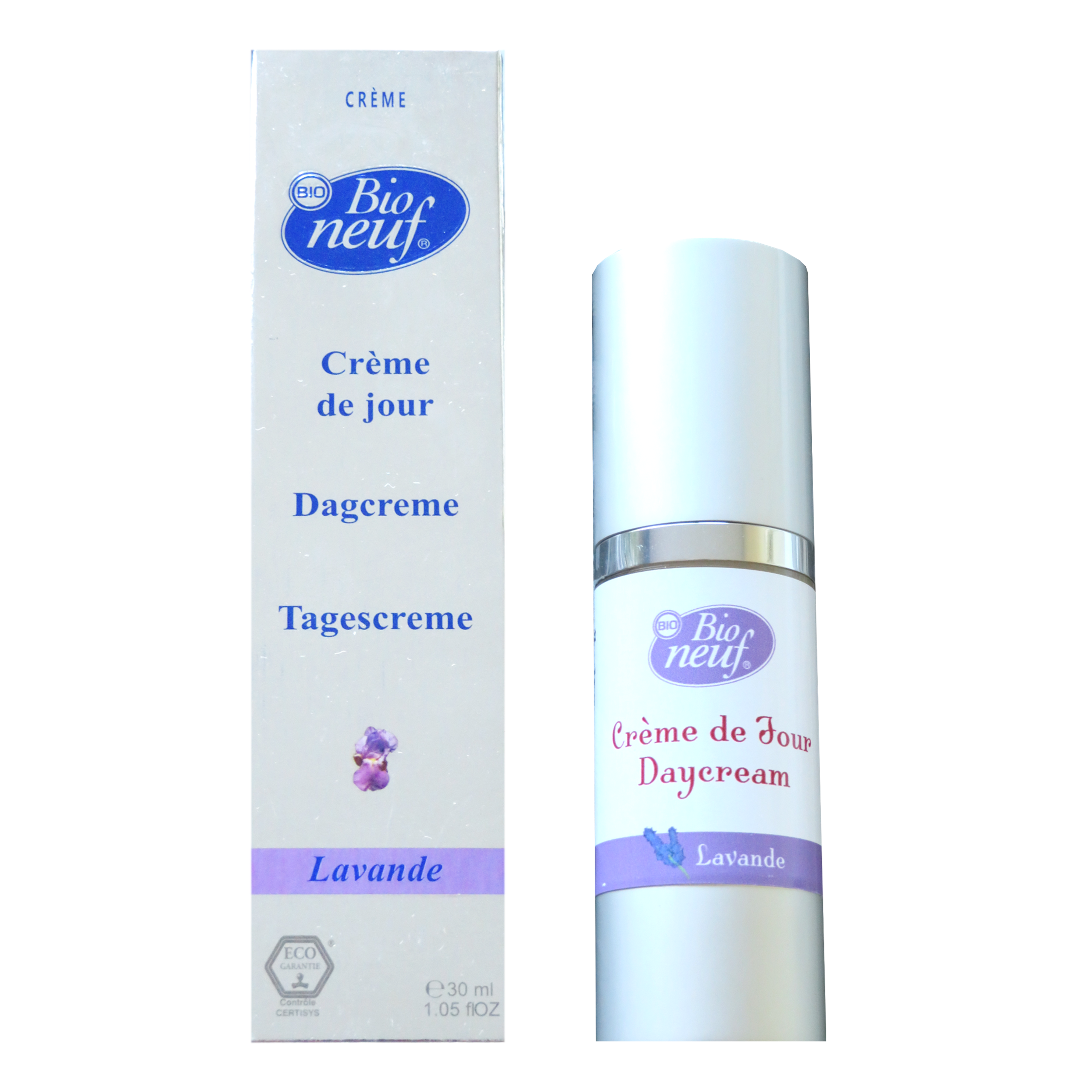 Crème de jour hydratante lavande (30 ml)