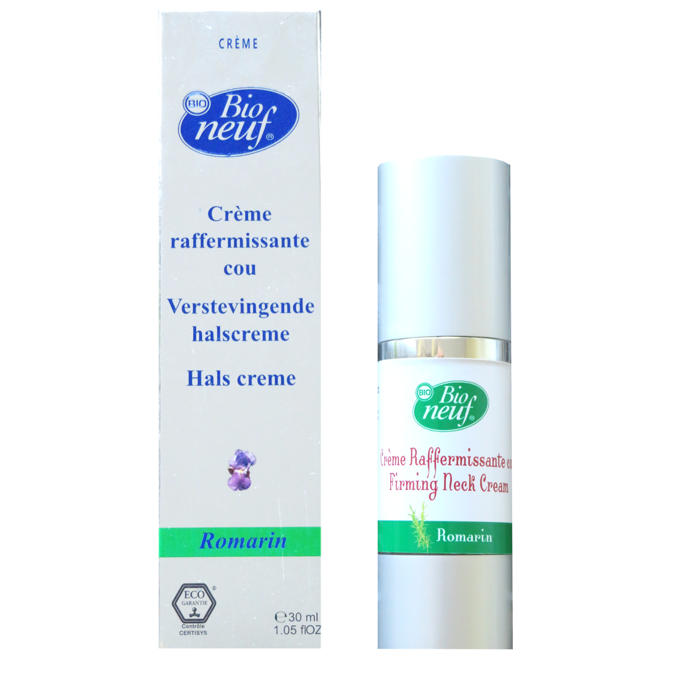 Crème raffermissante cou BIO au romarin (30 ml)