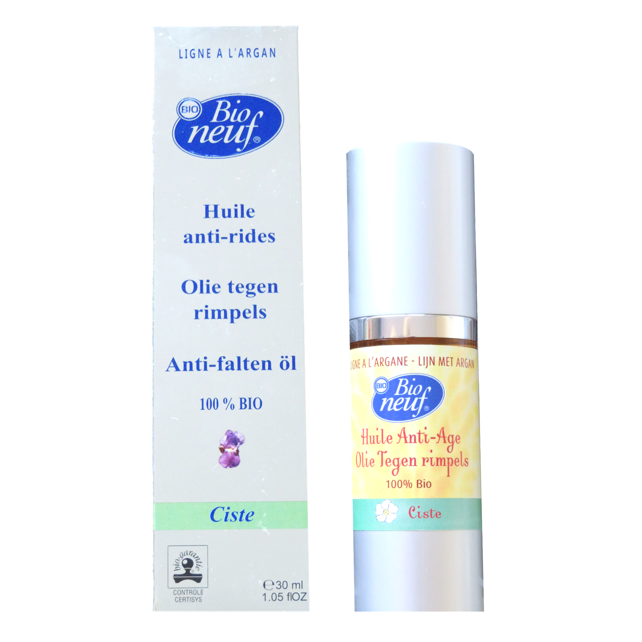 Huile anti-âge BIO au ciste liftante (30 ml)